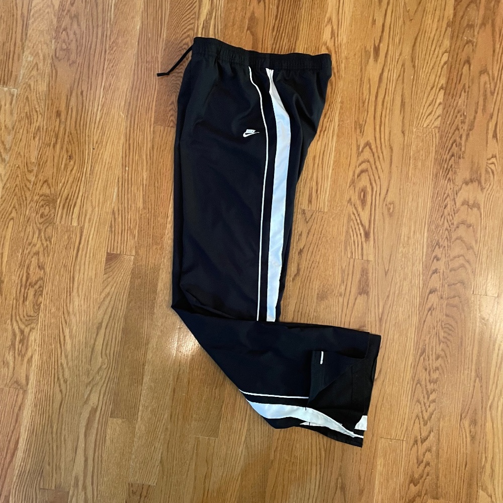 Nike warm up pants, size S